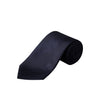 Block Stripe Grenadine Italian Made Dark Blue Silk Tie