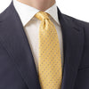 Yellow Geo Italian Made Silk Tie