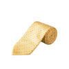 Yellow Geo Italian Made Silk Tie