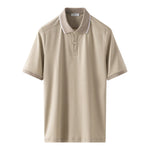 Beige Cotton Interlock Polo Shirt - Eton Shirts