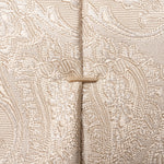 Beige Paisley Woven Silk Tie - Eton Shirts