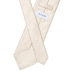 Beige Paisley Woven Silk Tie - Eton Shirts