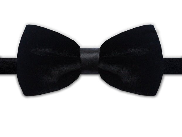 Black Velvet Bow Tie - Knightsbridge