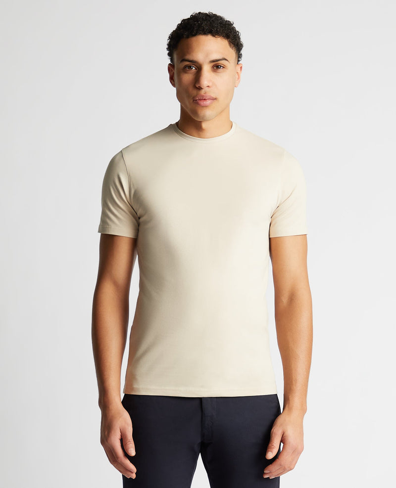 Crew Neck T-Shirt Stone - Remus Uomo