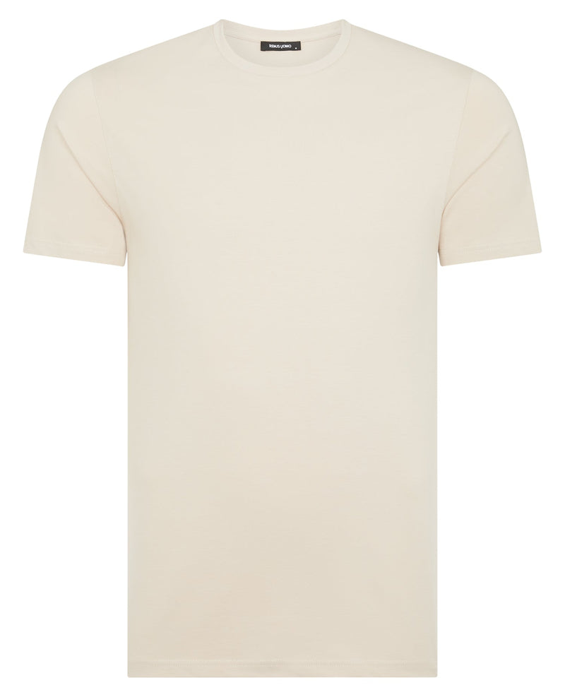 Crew Neck T-Shirt Stone - Remus Uomo