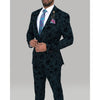 Floral 3 Piece Dress Jacket - Leonard Silver