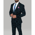 Floral 3 Piece Dress Jacket - Leonard Silver