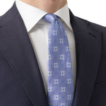 Floral Purple Silk Tie