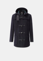 Gloverall Mid Duffle Coat BlackWatch Grey - Gloverall