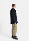 Gloverall Mid Duffle Coat BlackWatch Grey - Gloverall