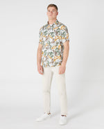 Hawaiian Shirt Green/Yellow - Remus Uomo