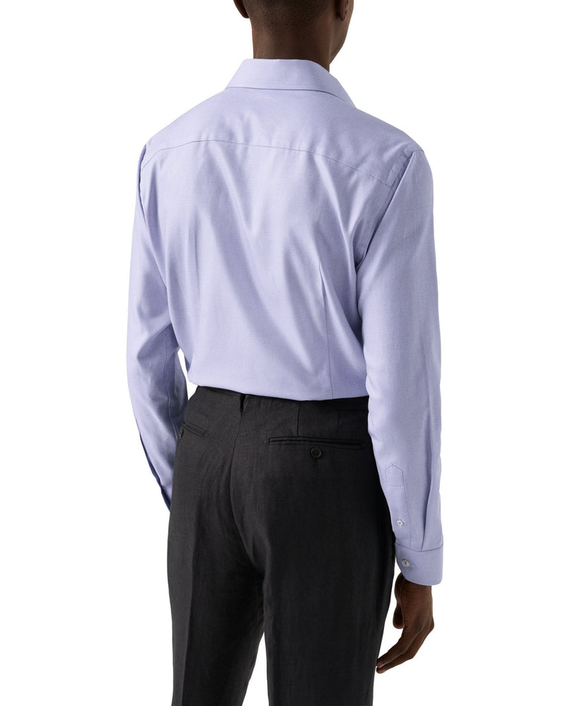 Lilac Semi Solid Signature Twill Shirt - Eton Shirts