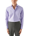 Lilac Semi Solid Signature Twill Shirt - Eton Shirts