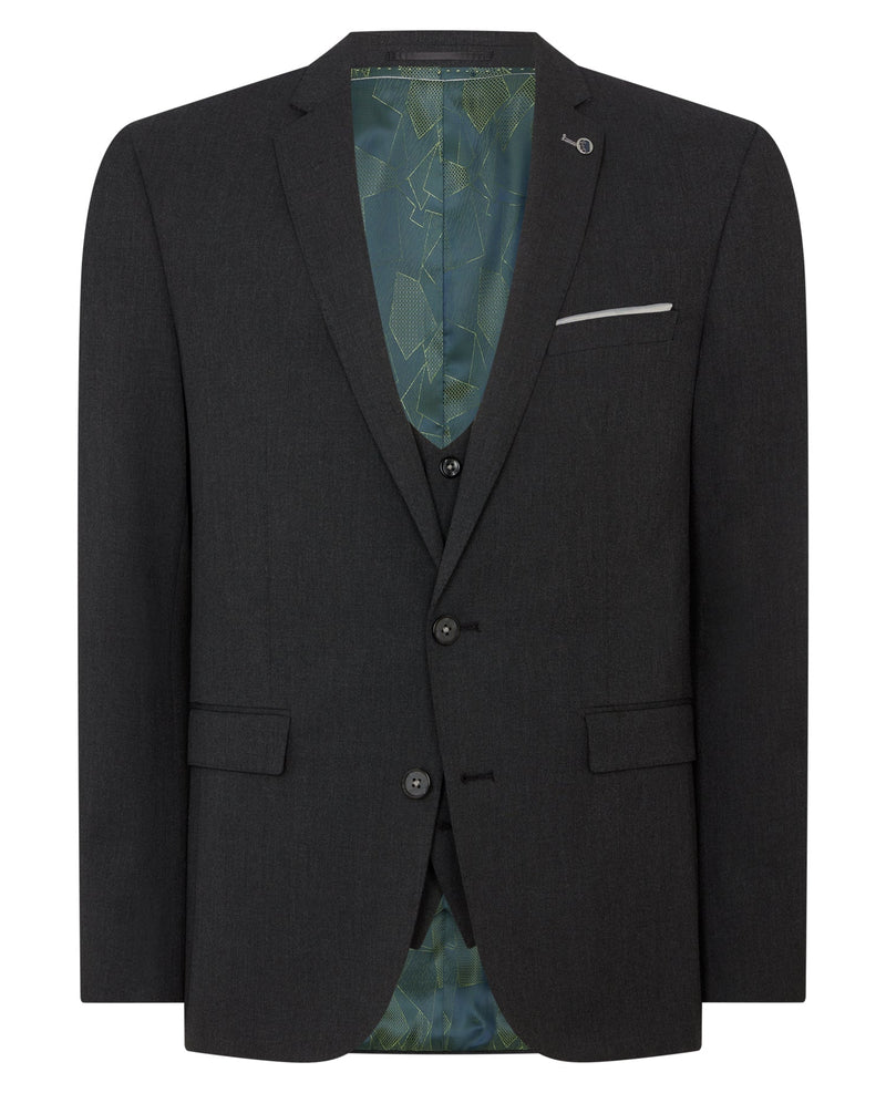 Luca Charcoal Stretch Suit - Remus Uomo