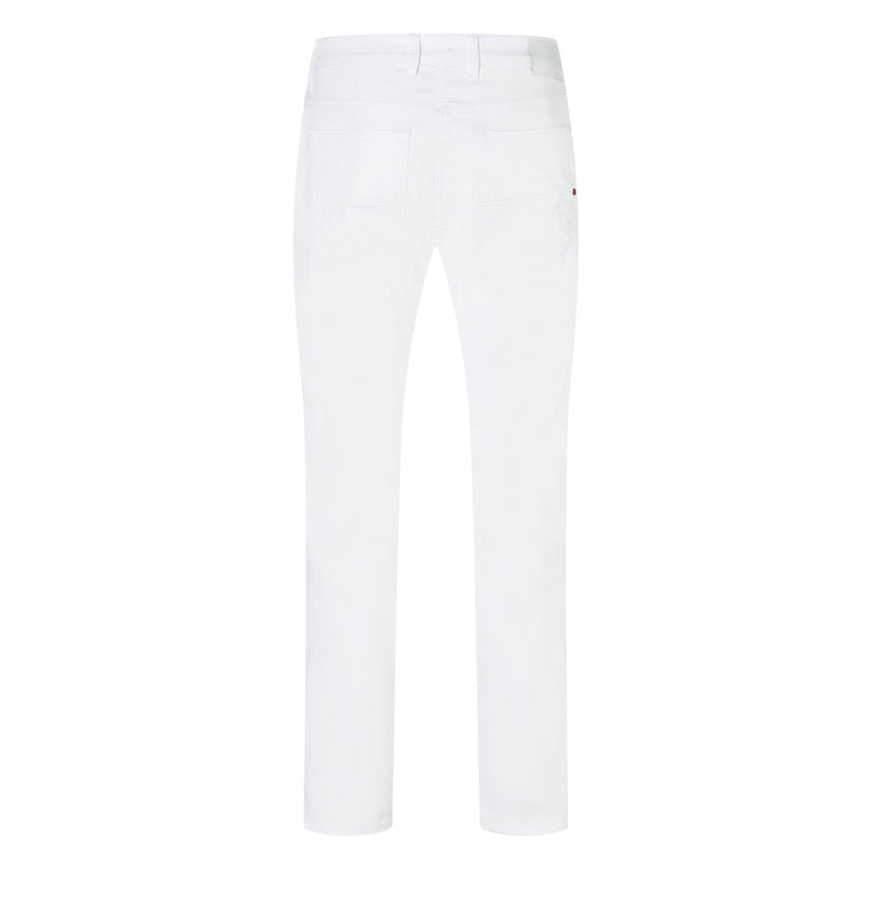 Mac White Arne Pipe Jeans - Mac Jeans