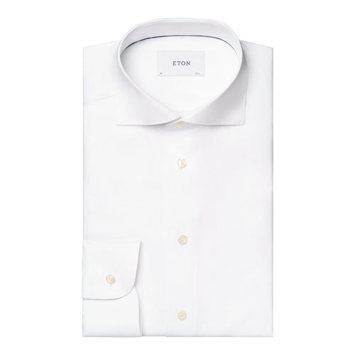 Melange Semi Solid Fine Twill Shirt - Eton Shirts