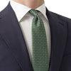 Mid Green Geo Silk Tie - Eton Shirts