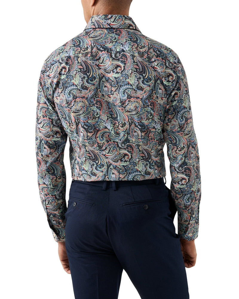 Multi Paisley Signature Twill Shirt - Eton Shirts