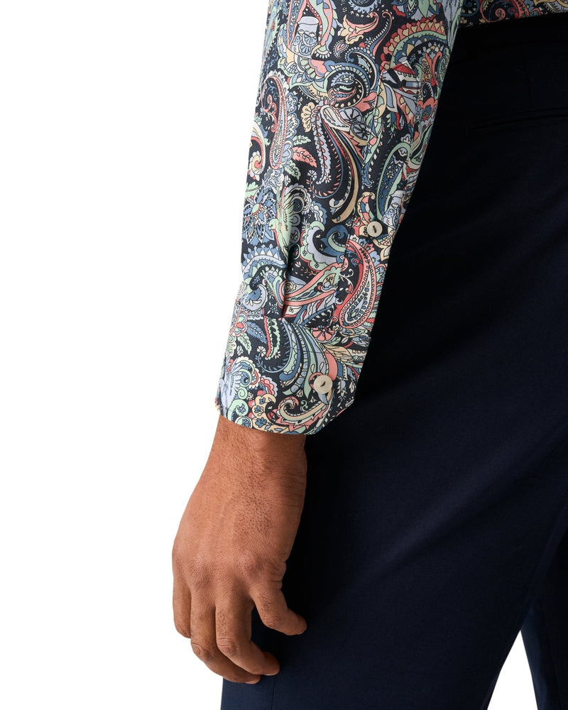 Multi Paisley Signature Twill Shirt - Eton Shirts