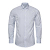 Navy Micro Print Poplin Shirt - Eton Shirts