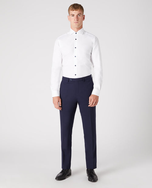 Navy Woolrich Trousers - Remus Uomo