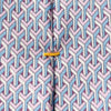 Pink Geometric Print Silk Tie - Eton Shirts