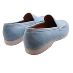 Powder Blue Suede Loafer - Lacuzzo