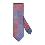 Red Floral Woven Silk Tie - Eton Shirts