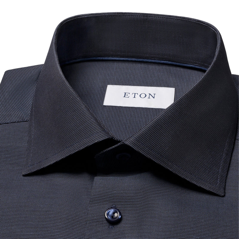 Semi Solid Signature Dobby Shirt - Eton Shirts