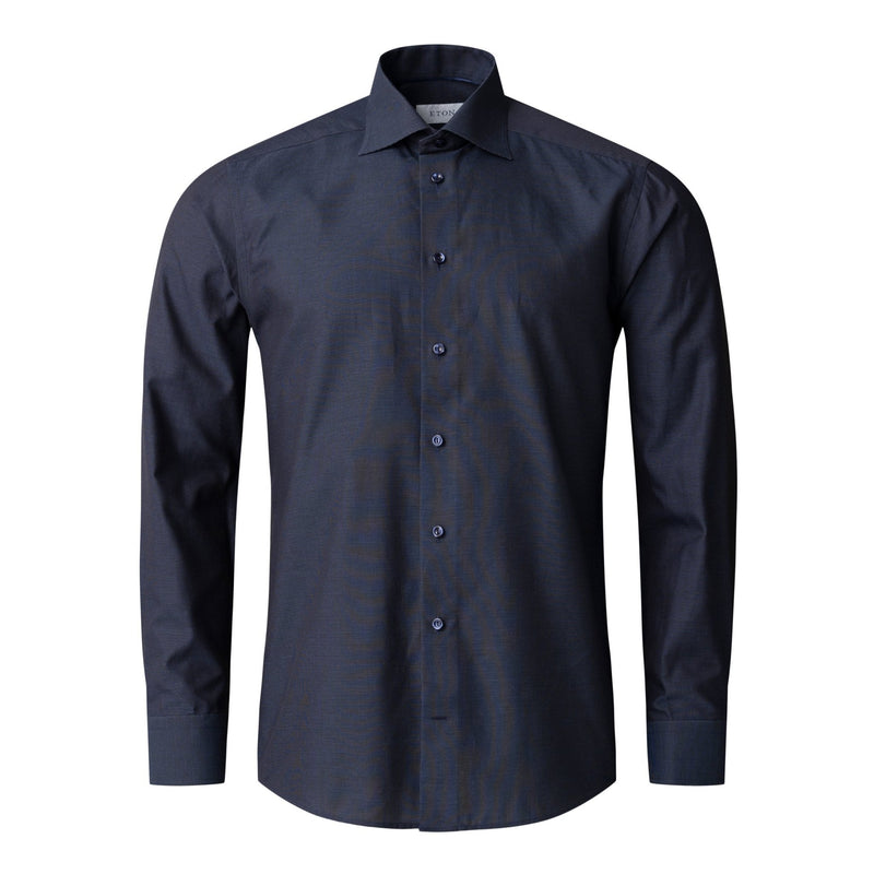 Semi Solid Signature Dobby Shirt - Eton Shirts