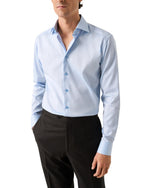 Solid Signature Twill Geometric Effect shirt - Eton Shirts