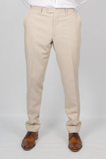 Summer Beige Suit - Leonard Silver