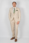 Summer Beige Suit - Leonard Silver