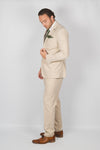 Summer Beige Suit - Leonard Silver