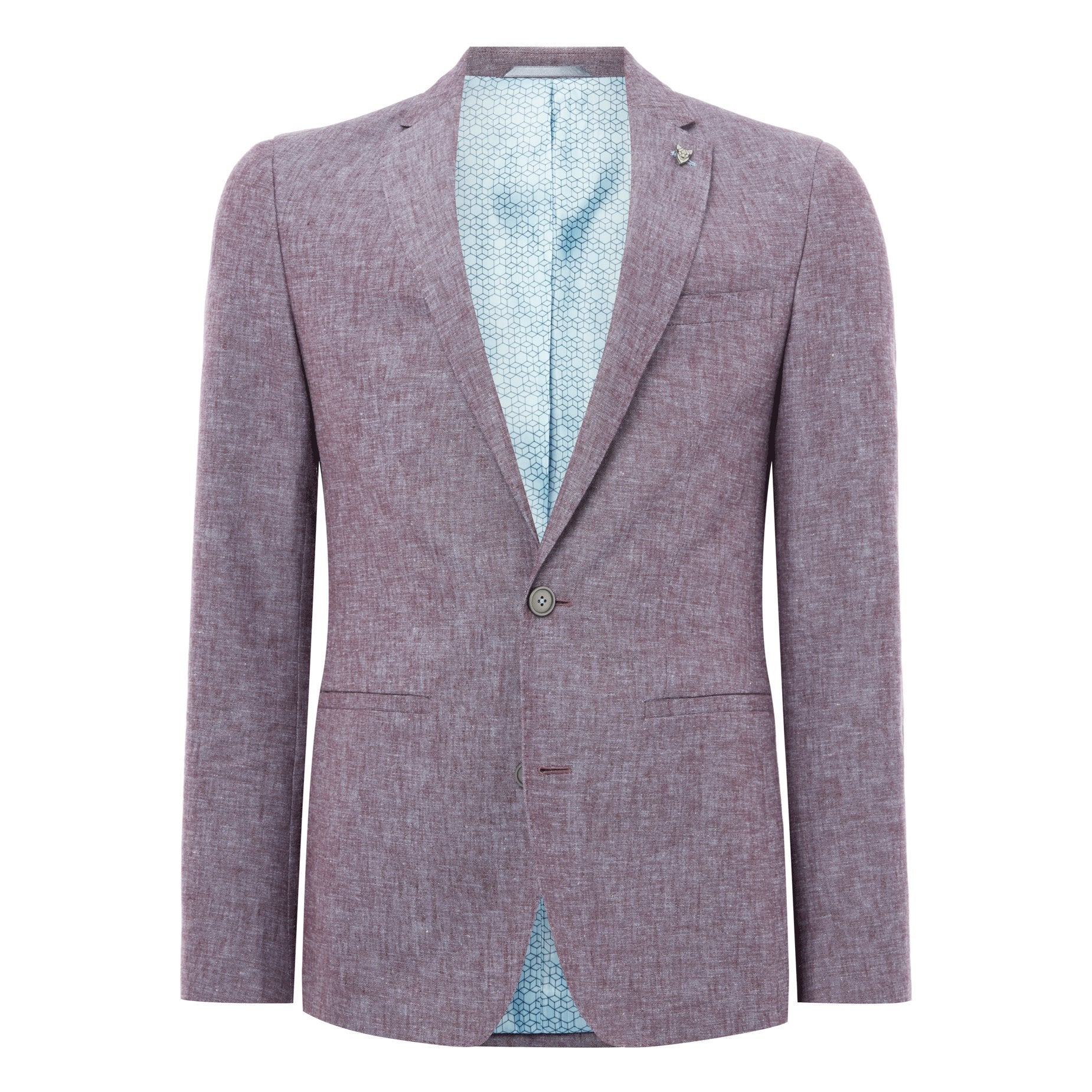 Remus Linen Purple Jacket – Leonard Silver