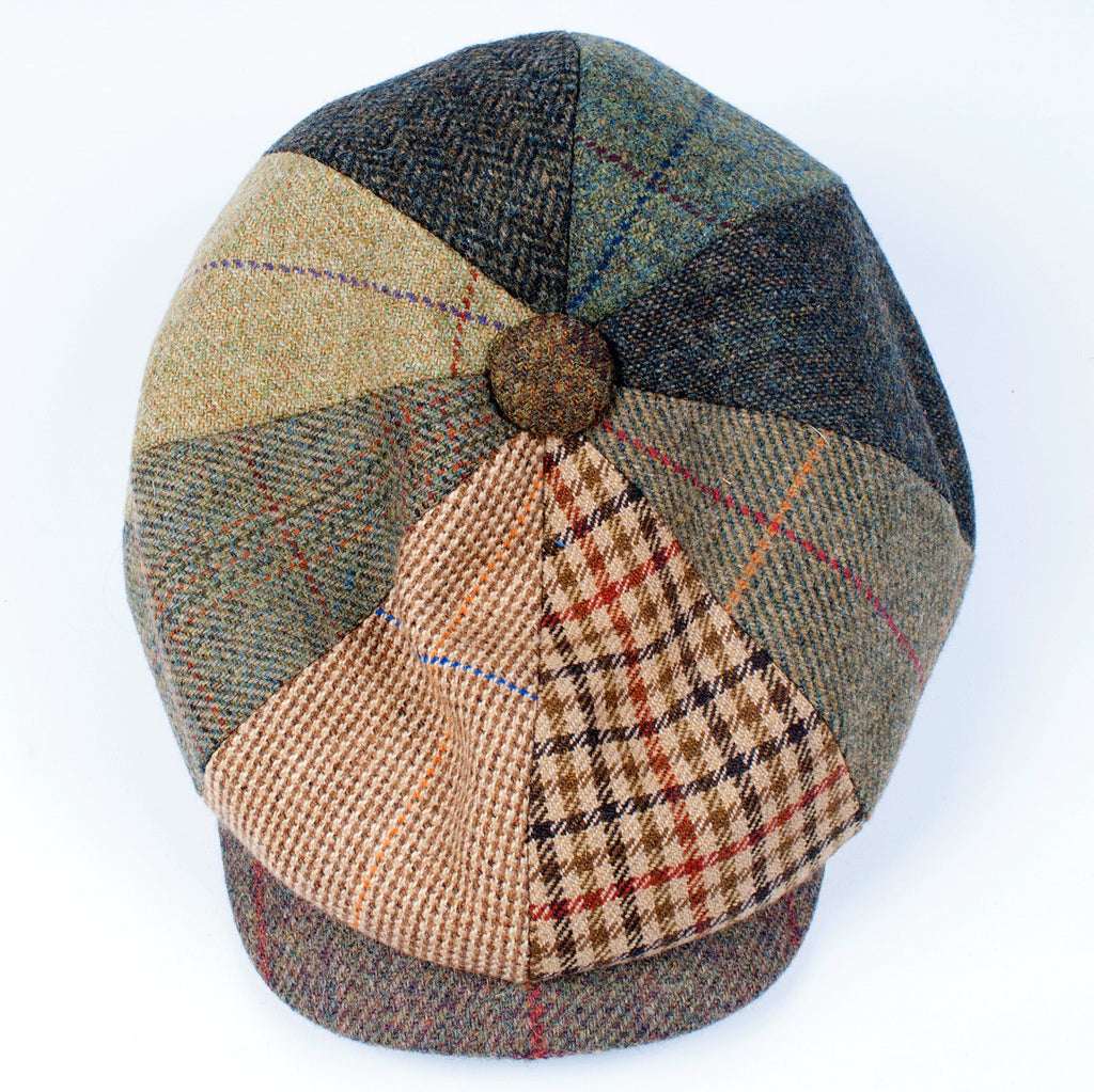 Tweed Patchwork Hat Leonard Silver